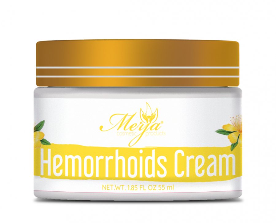 Natural Hemorrhoids Repair Cream with Saint Johns Wart Oil & essential oils - Skin Repair & Relief 