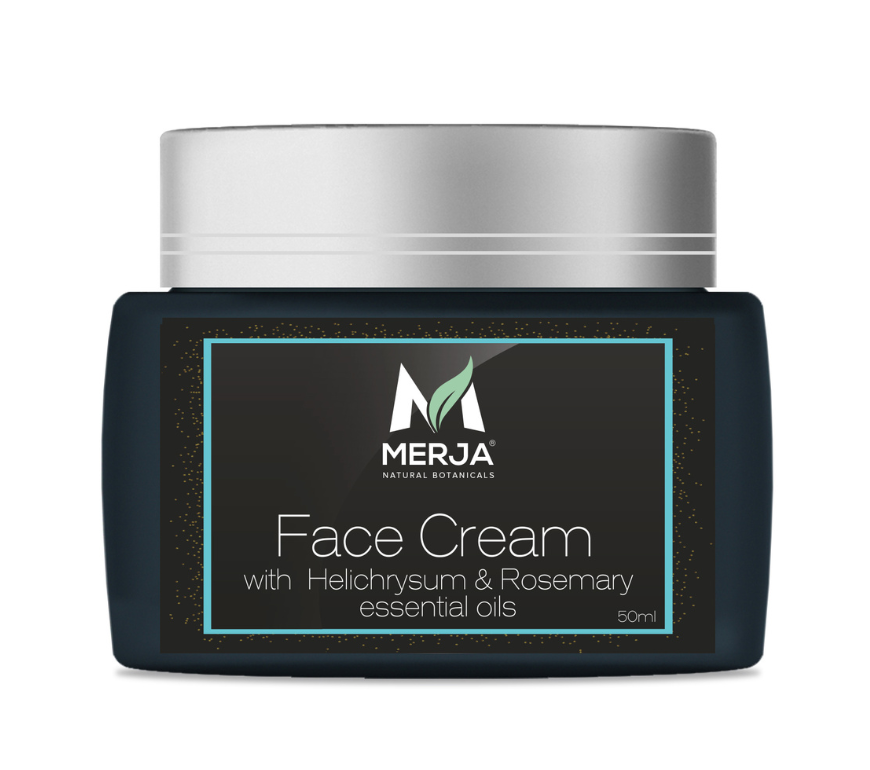 Anti Acne & Oil Control Face Hydrating Cream with Helichrysum and Rosemary, Aloe & Collagen - Day and Night Use - Light & Anti Acne & Oil control 
