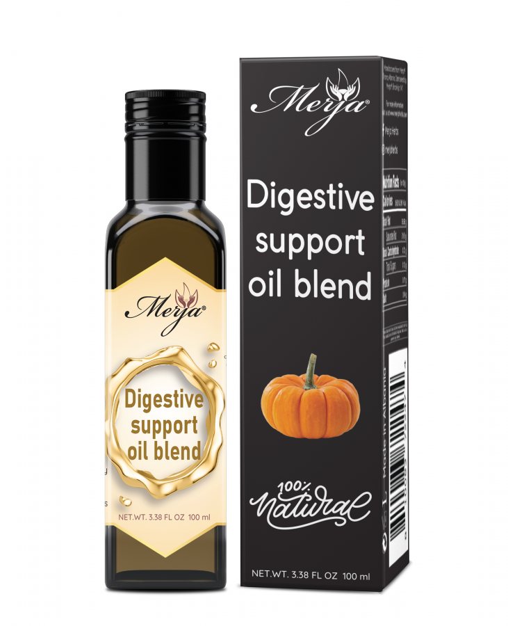 Digestive Support Oil Blend - For Consumption - Pure & Cold Pressed Oil - Digestive Support & Colon Cleanse 