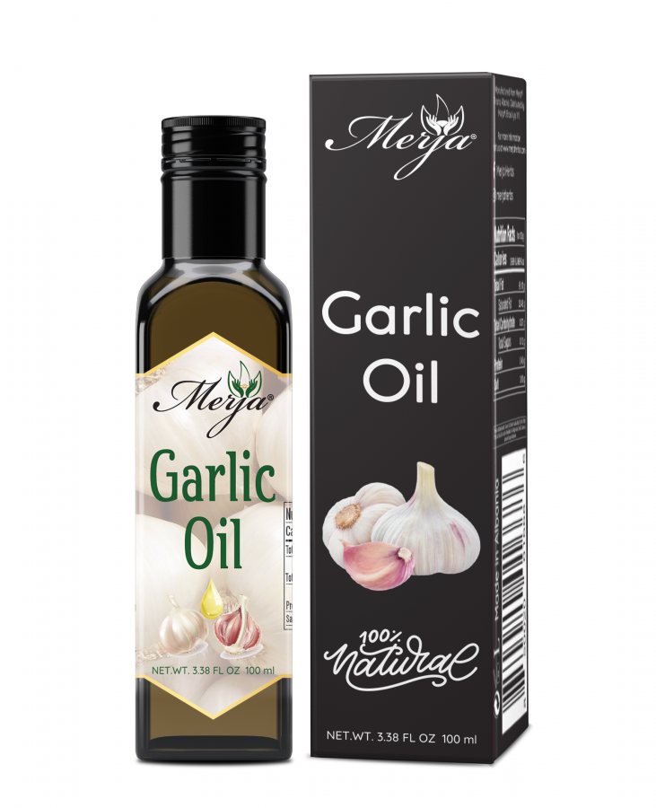Garlic Oil - For Cooking & Salad Dressings - Reduce High Blood Pressure & Antibacterial & Antiviral - Allium Sativum Oil