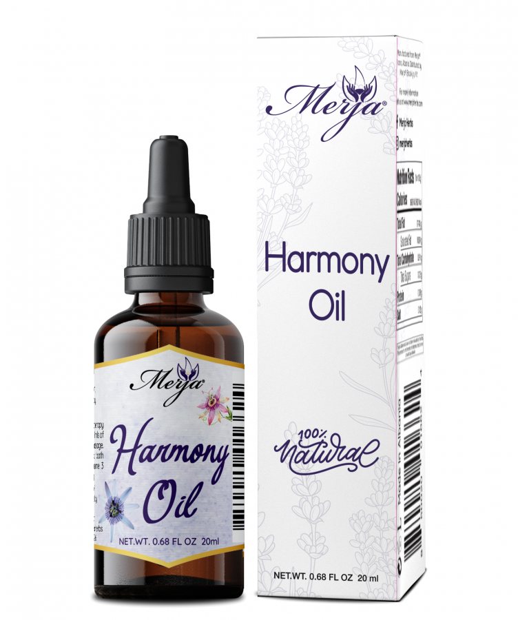 Harmony Oil - Natural Oil Blend for Stress & Anxiety Relief - Promote Sleep & Relaxation