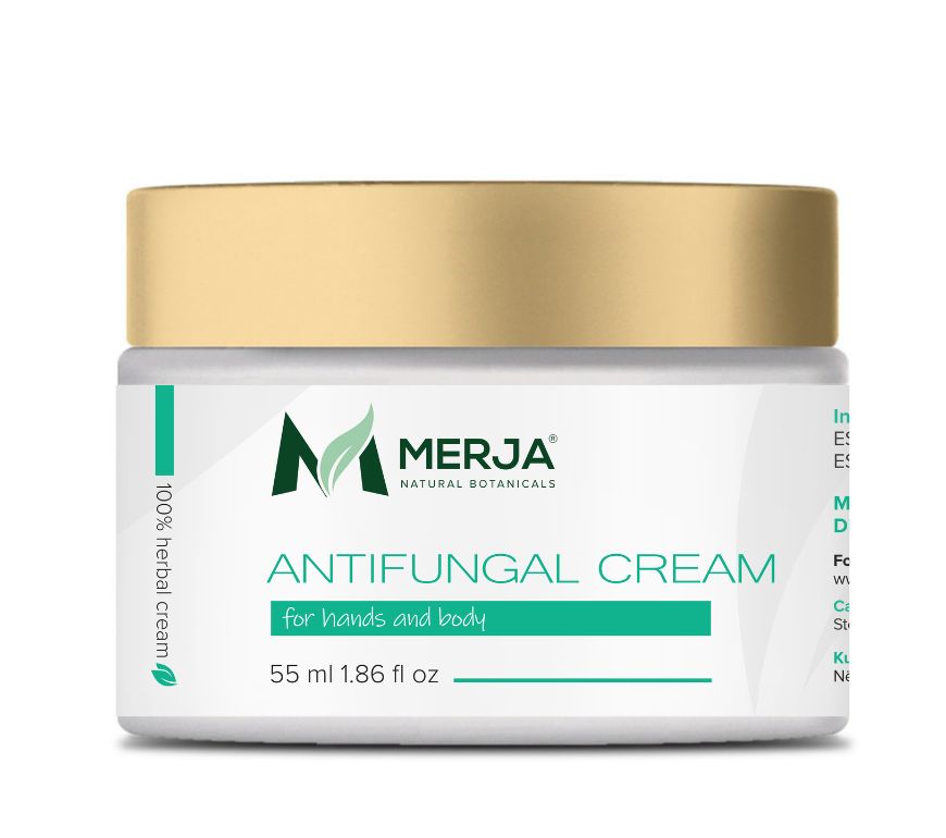Natural Antifungal Cream with Oregano, Sage and Thyme - Relaxing & Antibacterial - Herbal Rich Formula, Soothes Rough, Dry, Scaly Patches & Relieves Itching