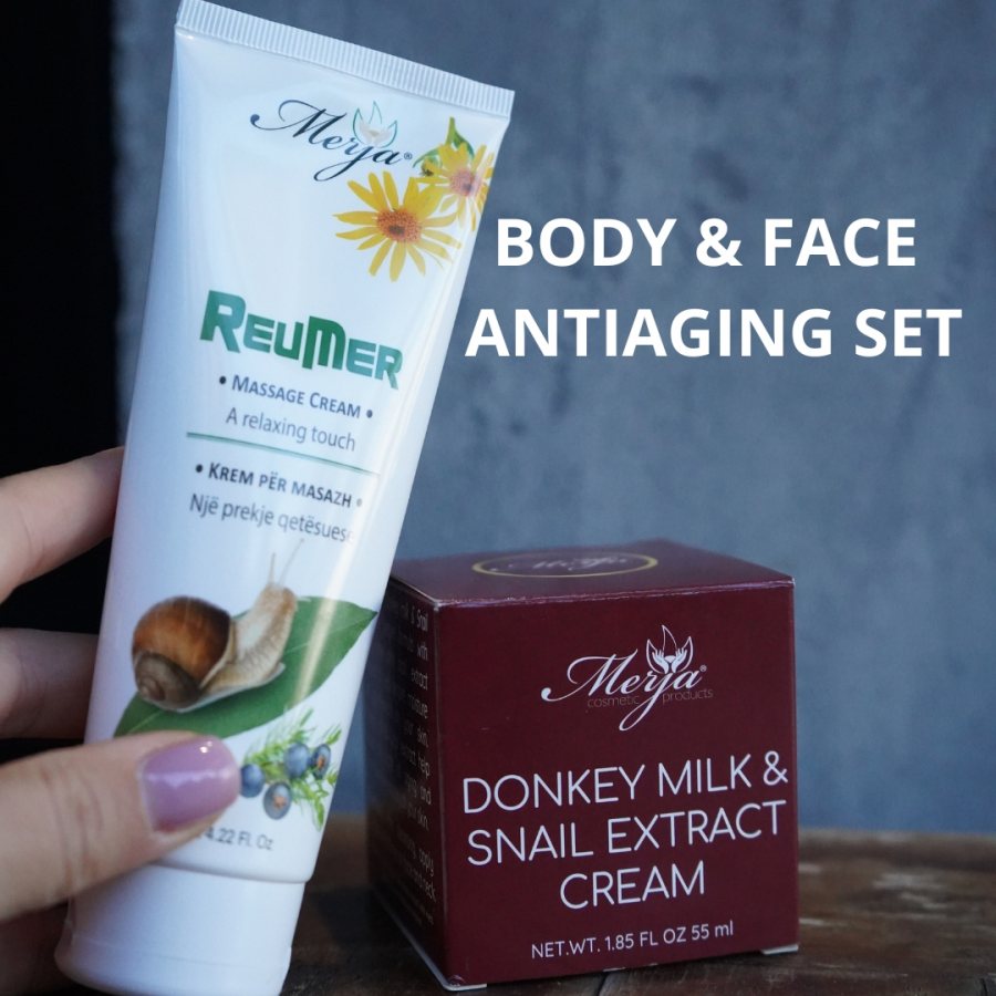 Body & Face Antiaging Set ~ Reumer Cream & Donkey Milk Cream