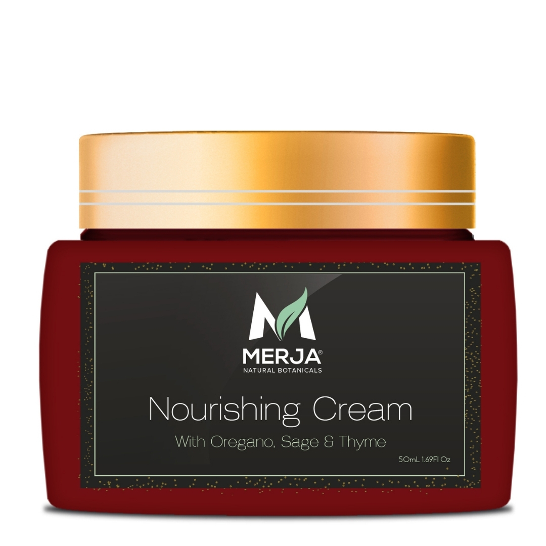 Nourishing Anti Fungal Cream with Oregano, Sage and Thyme, Aloe & Collagen - Fast absorbing - Relaxing & Hydrating & Repair Cream - Soothes Rough, Dry, Scaly Patches - Reduces Itching