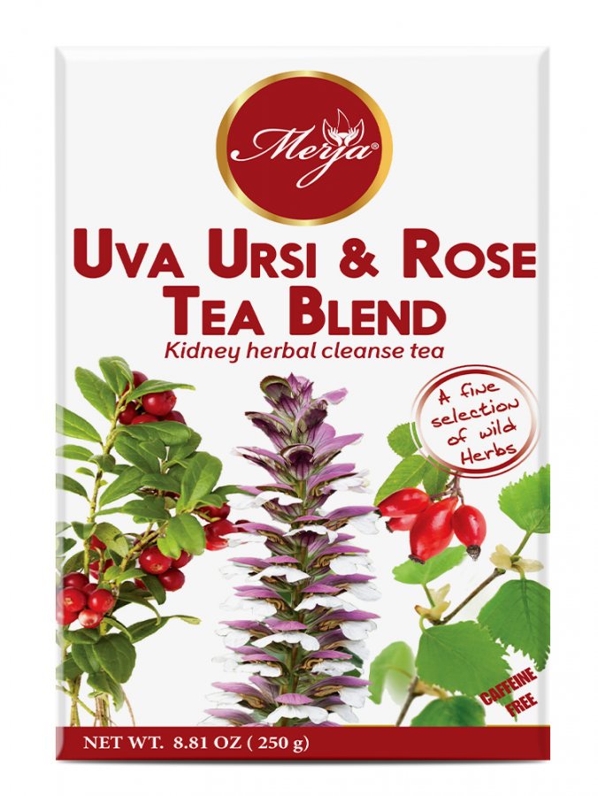 Uva Ursi & Rose Tea - Kidney Support & Cleanse - Infection Cleanse & Stones - Caffeine Free 