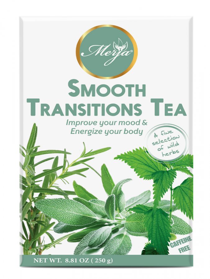 Smooth Transitions Tea - Tea for Menopause Symptoms Relief - Reduce Menopause Discomfort - Caffeine Free 
