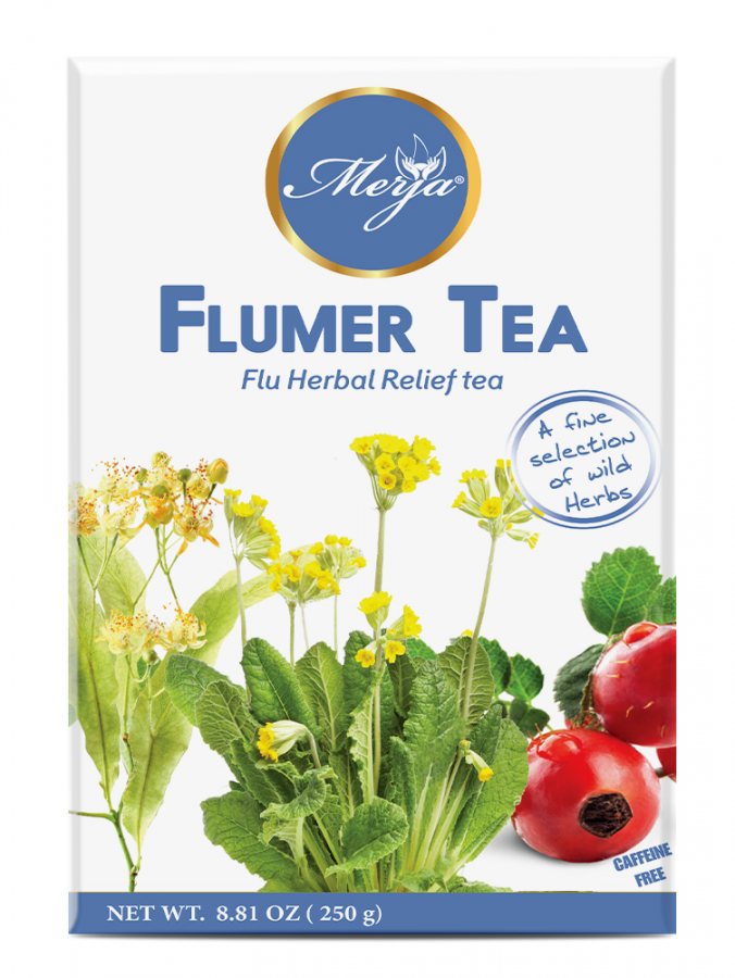 Flumer Tea - Tea for Flu Relief - Cough & Throat relief 