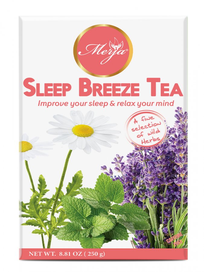 Sleep Breeze Tea - Tea for Sleep & Memory Boost - Support a good Sleep - Caffeine Free 