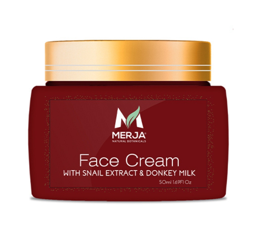 Anti aging Face Cream with Donkey Milk and Snail Extract, Aloe & Collagen - Day and Night Use - Anti-wrinkle & Tone refining - Enhances Skin Tone & Elasticity
