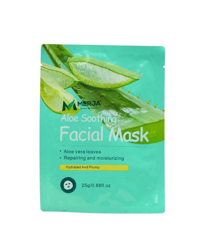 Soothing & Hydrating Face Mask Sheet with Aloe – Pack of 3