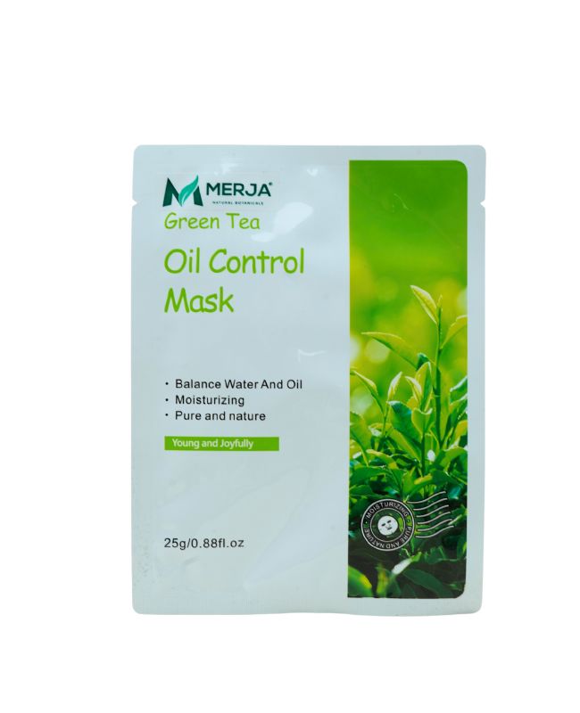 Oil Control Face Mask with Green Tea – Balance, Refresh & Revitalize Skin – Pack of 3
