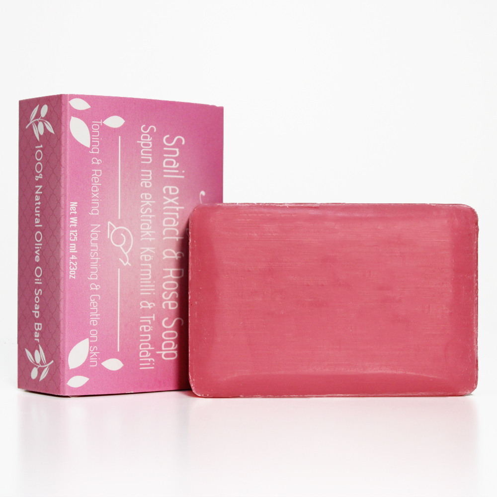 Soap with Snail & Rose