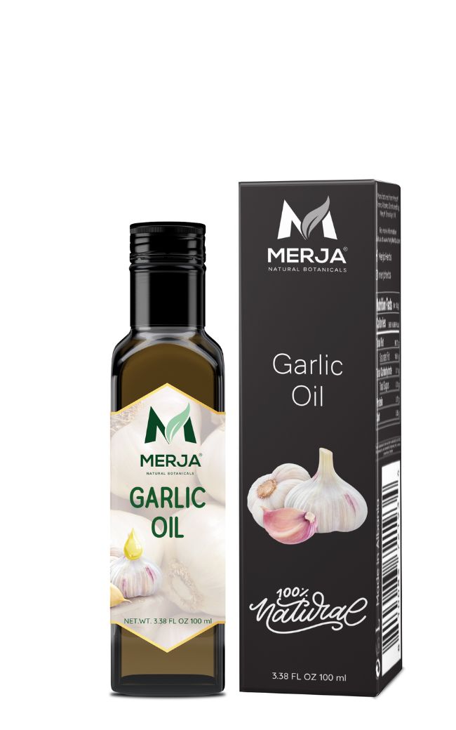 Garlic Oil - For Cooking & Salad Dressings - Reduce High Blood Pressure & Antibacterial & Antiviral - Allium Sativum Oil
