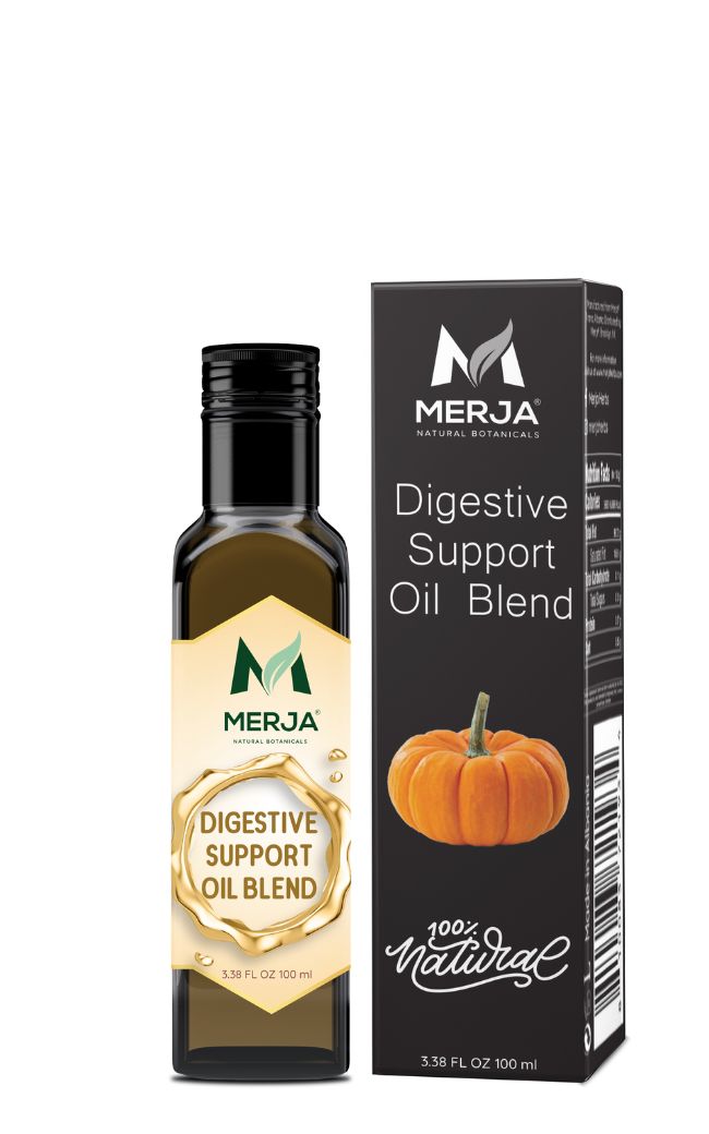 Digestive Support Oil Blend - For Consumption - Pure & Cold Pressed Oil - Digestive Support & Colon Cleanse 