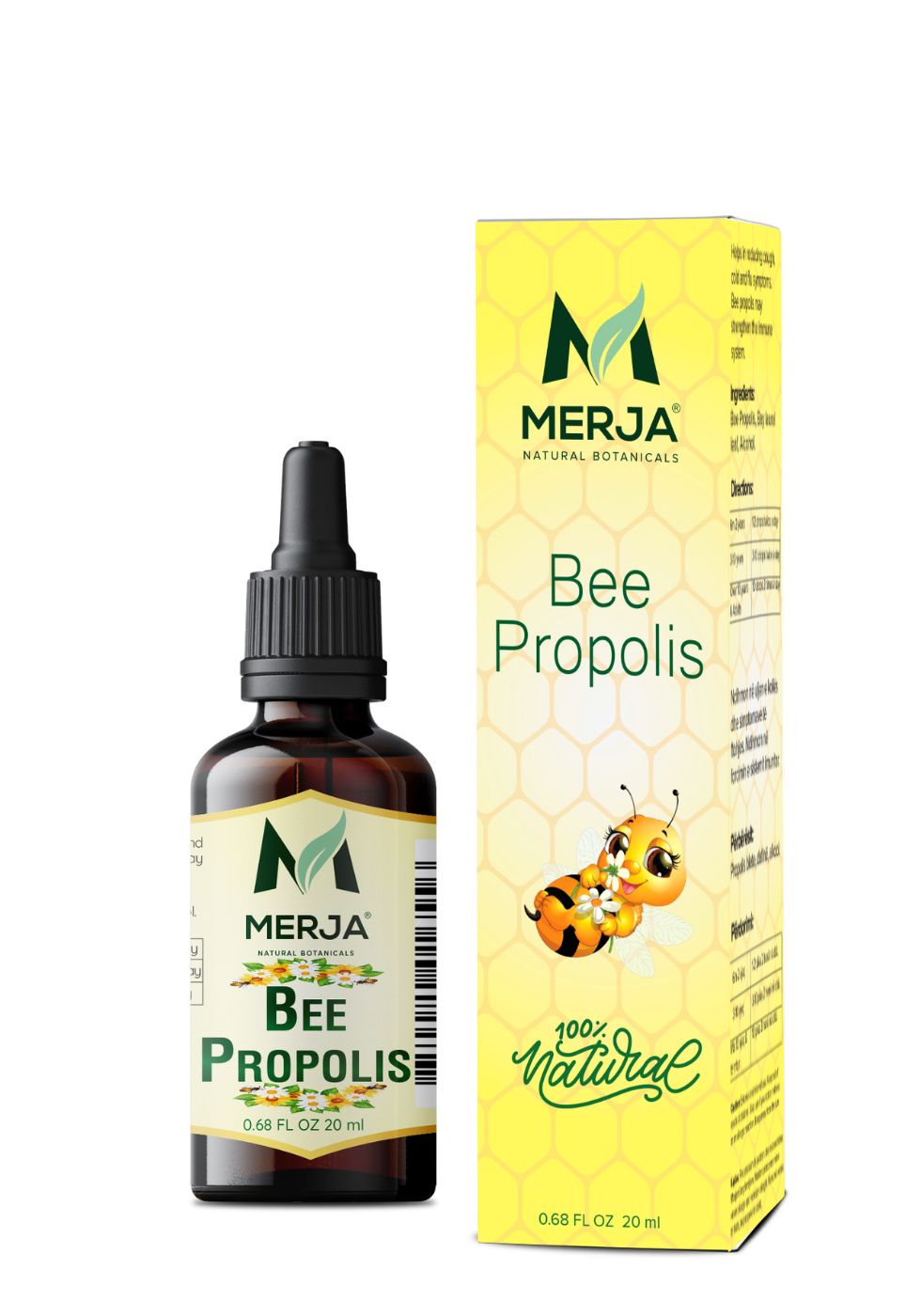 Bee Propolis with Bay Laurel For Children - Natural Immune Support & Sore Throat Relief - Cough & Cold Natural Relief 