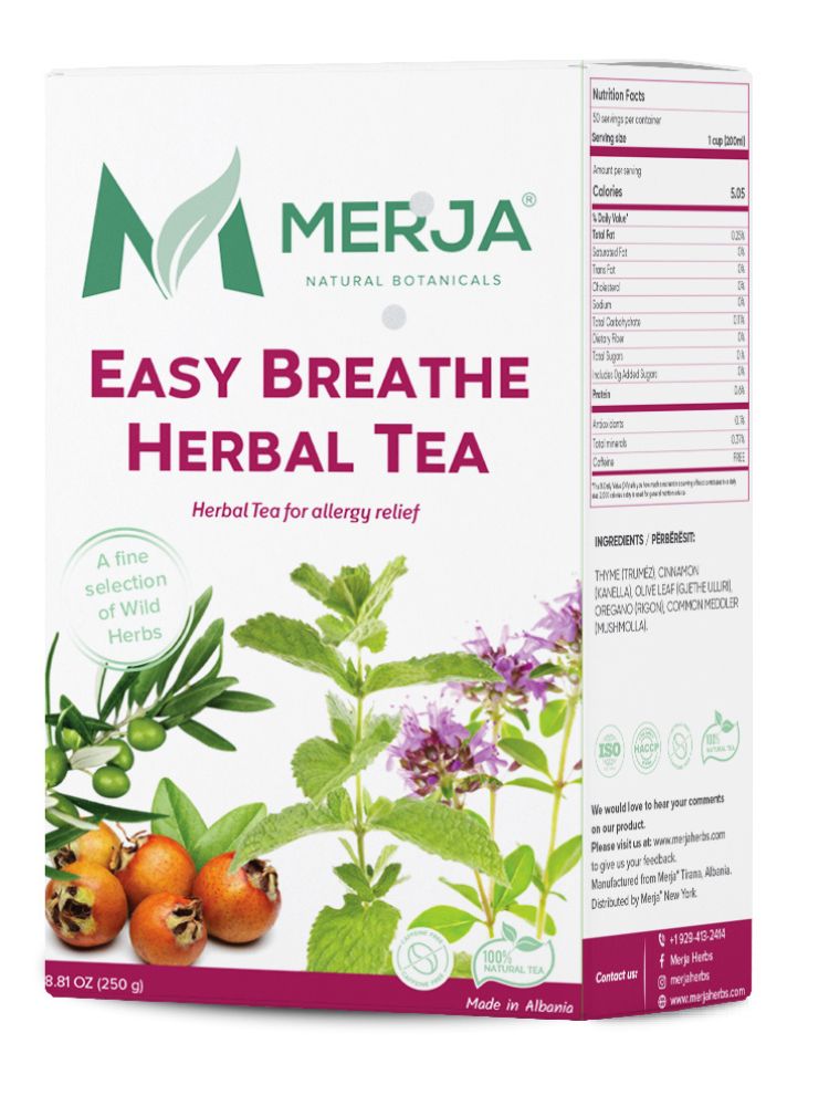 Easy Breathe Tea - Tea for Allergy Relief - Support Immune System - Support Easy Breathe - Caffeine Free 